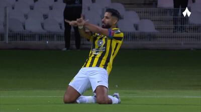 گل اول الاتحاد به الوحده عربستان (صالح الشهری - پنالتی)