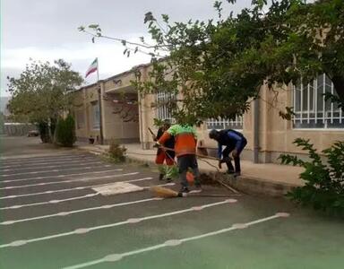آماده‌سازی مدارس منطقه آزاد ارس برای استقبال از ماه مهر