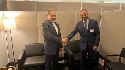 دیدار و گفت وگوی عراقچی با وزیر امور خارجه عمان