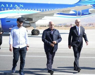 معاون نخست‌وزیر جمهوری آذربایجان وارد تبریز شد +فیلم