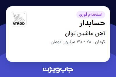 استخدام حسابدار در آهن ماشین توان