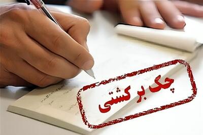 قانون جدید چک برگشتی/ ویدئو