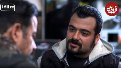 عکس| سفر در زمان؛ «بهروز و دکتر توفیقی» در پشت صحنه «سریال بچه مهندس 4»