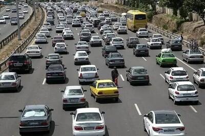 ترافیک سنگین درمبادی ورودی کلان شهرها