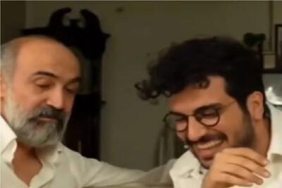 سکانس خندان؛ واکنش هادی حجازی فر به آشی که مهرداد صدیقیان با شبا، قلب براش ساخت