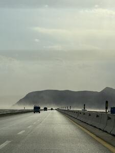 عکس: نمک برخاسنه از دریاچه سابق ارومیه!