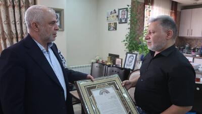 دیدار اوحدی با خانواده معظم شهیدان «محمد سلیمی و ملکی سرولاتی»