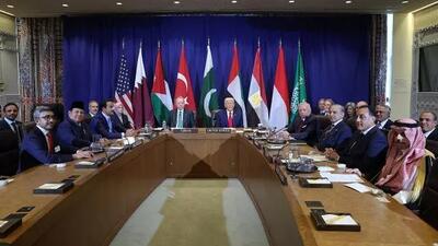 نظر ترامپ درمورد دیدار با سران کشورهای عربی و اسلامی