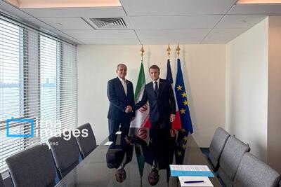 دیدار پزشکیان و مکرون