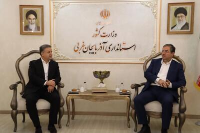 دیدار معاون وزیر صمت با استاندار آذربایجان‌غربی