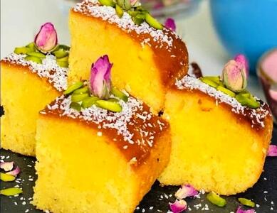 طرز تهیه کیک زعفرانی خوشمزه