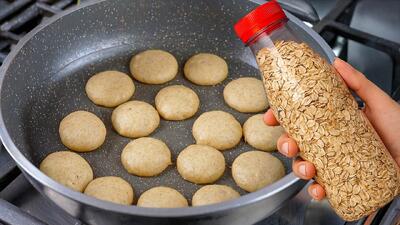 طرز تهیه پنکیک رژیمی با جو دوسر / بدون شکر، بدون تخم مرغ