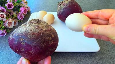 مقوی ترین میان وعده را با لبو و تخم مرغ برای بچه ها درست کنید !