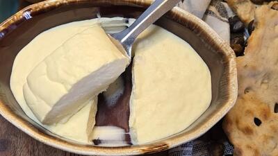 طرز تهیه خامه غلیظ صبحانه با نصف لیوان شیر