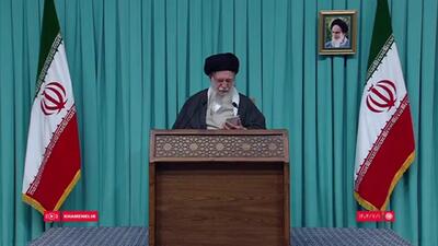 رهبر انقلاب: مذاکره با آمریکا برای مسئله هسته‌ای و شاید مسائل دیگر بن‌بست محض است + فیلم