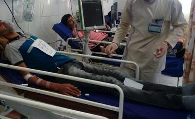 جزئیات مسمومیت ۱۳ کارگر به علت نشتی لوله گاز آمونیاک در بندرعباس