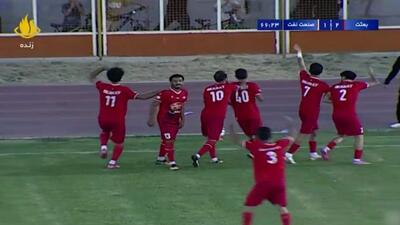 گل دوم بعثت کرمانشاه به صنعت نفت آبادان (عرفان پورافراز)