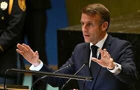 ماکرون باز هم از ایران طلبکار شد | من بار دیگر به رئیس‌جمهور ایران تأکید کردم که...