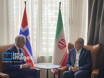 پزشکیان با نخست وزیر نروژ دیدار و گفت وگو کرد