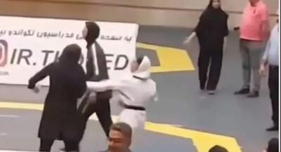 حرکت جنجالی در لیگ برتر تکواندوی زنان +فیلم | جهان نیوز