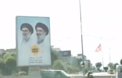فیلم/ شهرهای لبنان آماده برگزاری اولین سالگرد برای سید مقاومت
