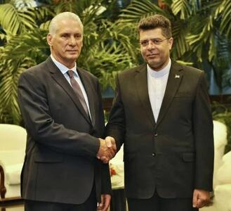 تسلیم استوارنامه سفیر جدید ایران در کوبا به رئیس جمهور این کشور