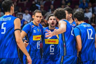 والیبال قهرمانی جهان ۲۰۲۵ | ایتالیا 3-0 بلژیک؛ آتزوری نخستین تیم مرحله نیمه‌نهایی - پارس فوتبال