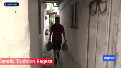 فیلم طوفان راگاسا در چین / 2 میلیون نفر جابجا شدند + امار کشته شدگان