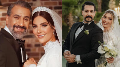 عکس همسر محمد نادری و  متین ستوده / کدام عروس جذاب تر است؟!