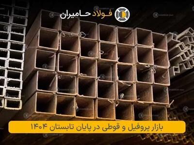 بازار پروفیل و قوطی در تابستان 1404