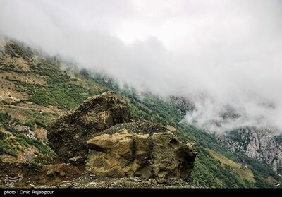 هوای مه آلود روستای اشکورات گیلان- عکس استانها تسنیم | Tasnim