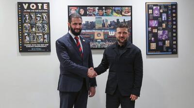دیدار زلنسکی با جولانی در حاشیه مجمع عمومی سازمان ملل