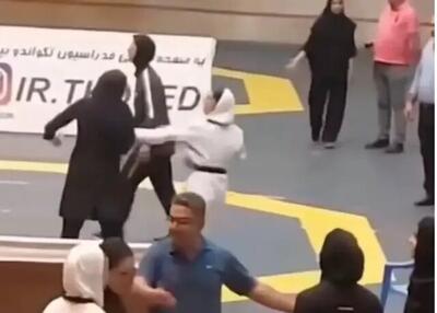 محرومیت ۲ ساله خواهران ورزشکار ایران | جنجال در ورزشگاه و لگد زدن به ...