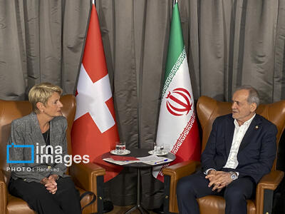روسای جمهوری ایران و سوئیس در نیویورک دیدار و گفت وگو کردند