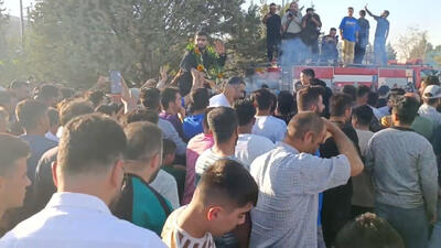 استقبال مردم ایذه از مدال آوران کشتی فرنگی