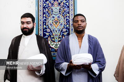 برگزاری آیین عمامه‌گذاری طلاب حوزه علمیه حضرت عبدالعظیم(ع)