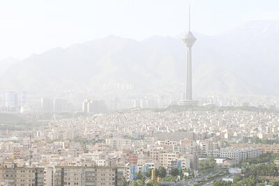 وزش باد شدید و گرد و خاک در تهران