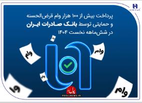بانک صادرات 100 هزار وام قرض الحسنه پرداخت کرد
