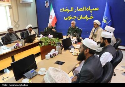 دیدار جمعی از علمای اهل‌سنت استان با فرمانده سپاه خراسان جنوبی- عکس صفحه استان تسنیم | Tasnim