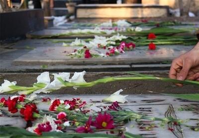 مزار شهدای کردستان عطرافشانی و گلباران شد - تسنیم
