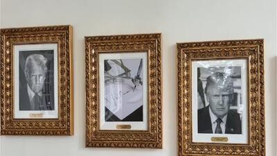 حرکت تحقیرآمیز ترامپ علیه بایدن/ تصویر اتوپن به جای تصویر چهره!