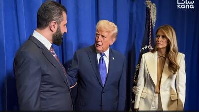 دیدار ترامپ با جولانی