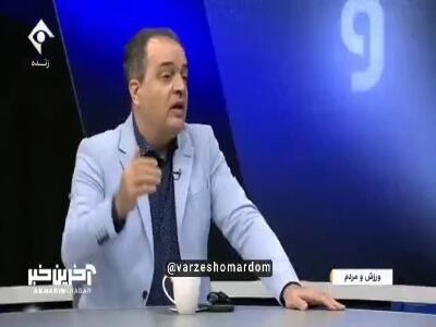 پژمان درستکار: کامران قاسم‌پور مشکوک به تب مالت بود