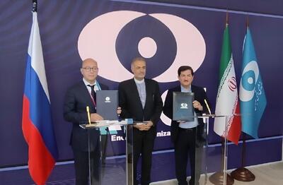 موافقت‌نامه ۲۵ میلیارد دلاری برای ساخت چهار نیروگاه اتمی جدید در ایران امضا شد (فیلم)
