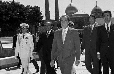 سفر ریچارد نیکسون، رئیس جمهور آمریکا به تهران(عکس)