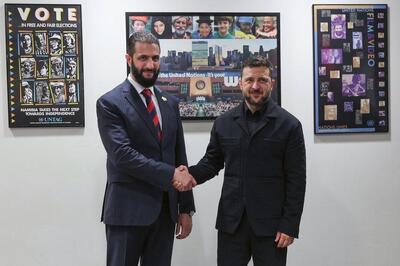 دربارۀ دیدار زلنسکی و جولانی در نیویورک