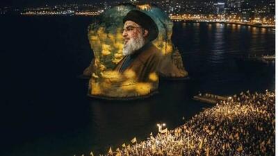 مراسم بزرگداشت رهبران مقاومت در ساحل بیروت +فیلم