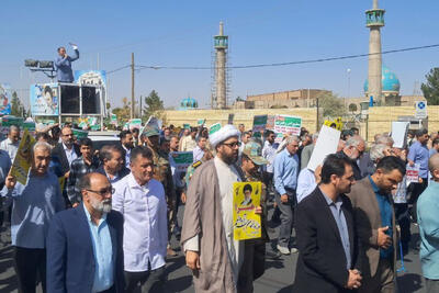 راهپیمایی جمعه «خشم و نصر» در تربت‌جام 