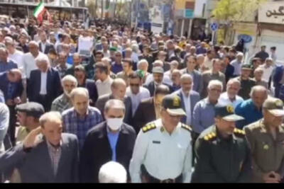 راهپیمایی جمعه های «خشم و نصر» در تربت حیدریه