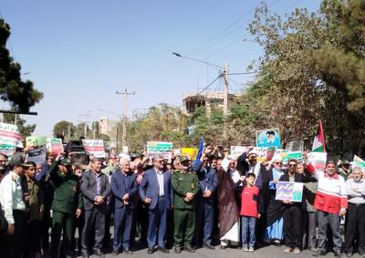 راهپیمایی جمعه «خشم و نصر» در بردسکن